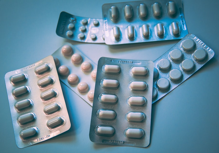 Plaquettes de médicaments prêtes à être délivrées